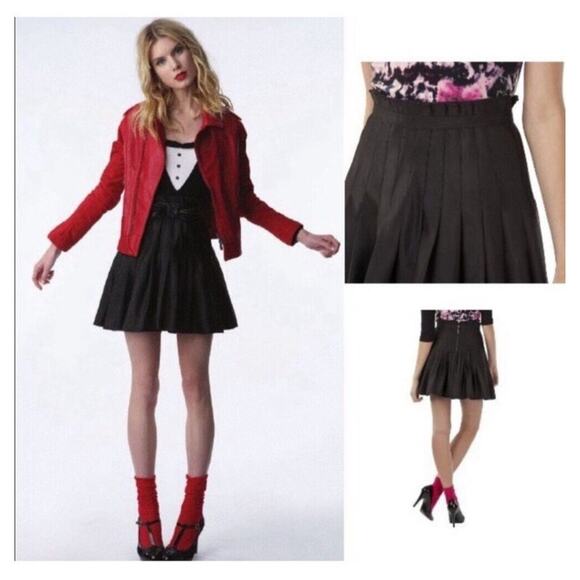 Zac Posen for Target Black Pleated Skirt Size 3 - Picture 2 of 8